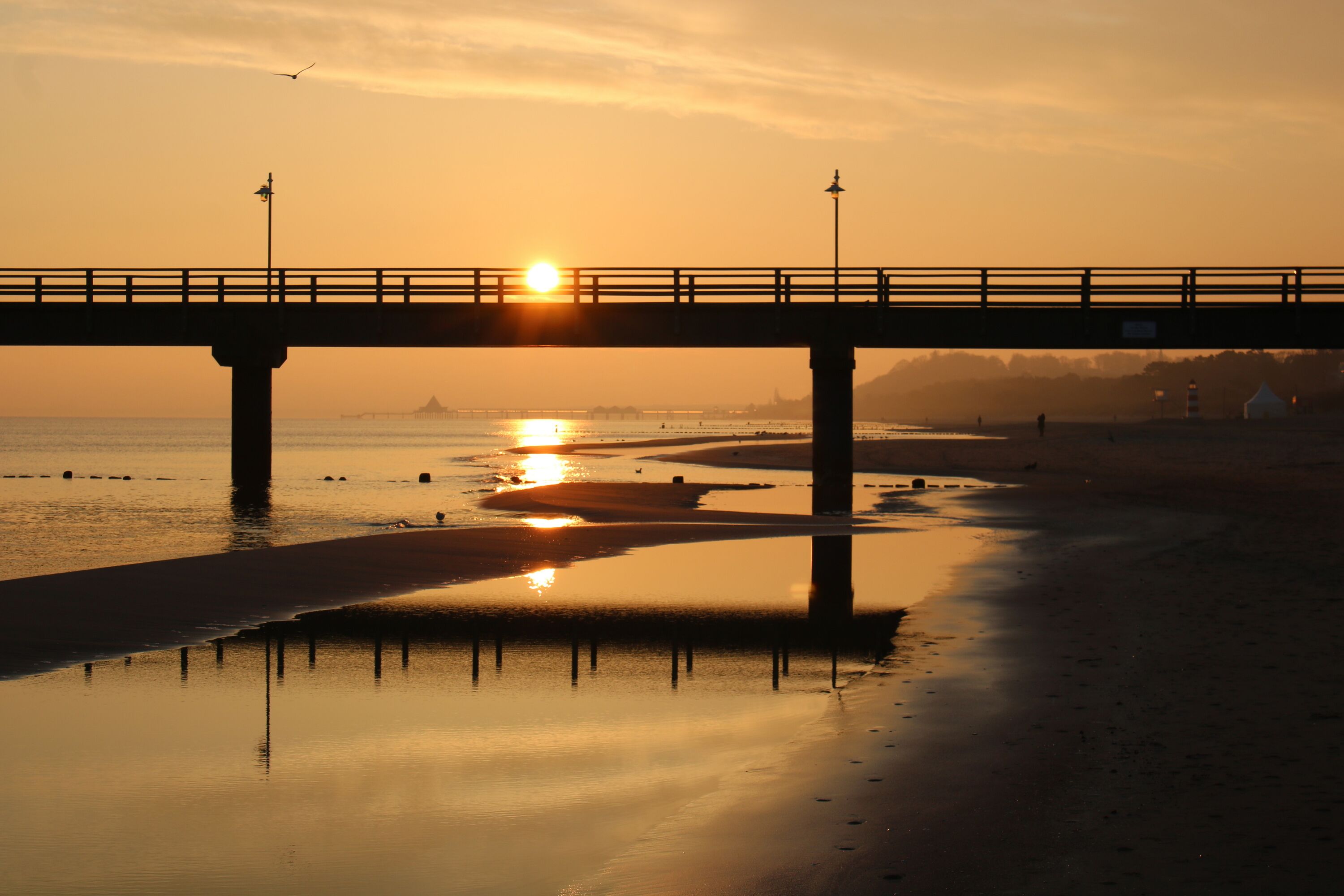 Seebrücke Bansin an der Ostsee